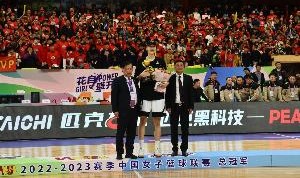 韩旭第3次斩获WCBA常规赛MVP 生涯至今已斩获6个重量级MVP